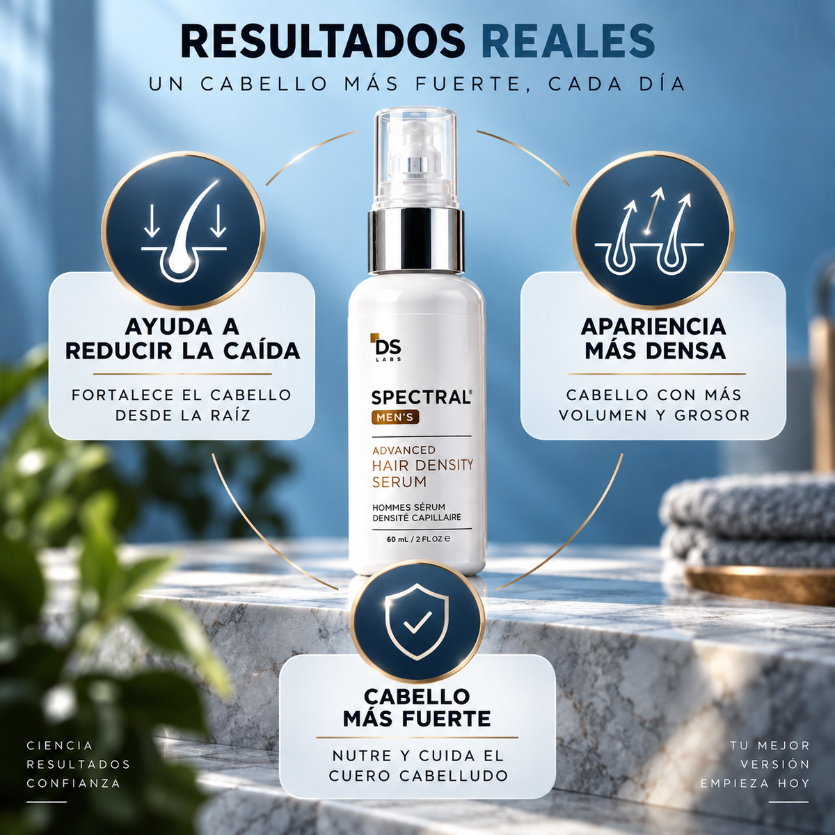 Spectral Men´s: Reduce la caída del cabello