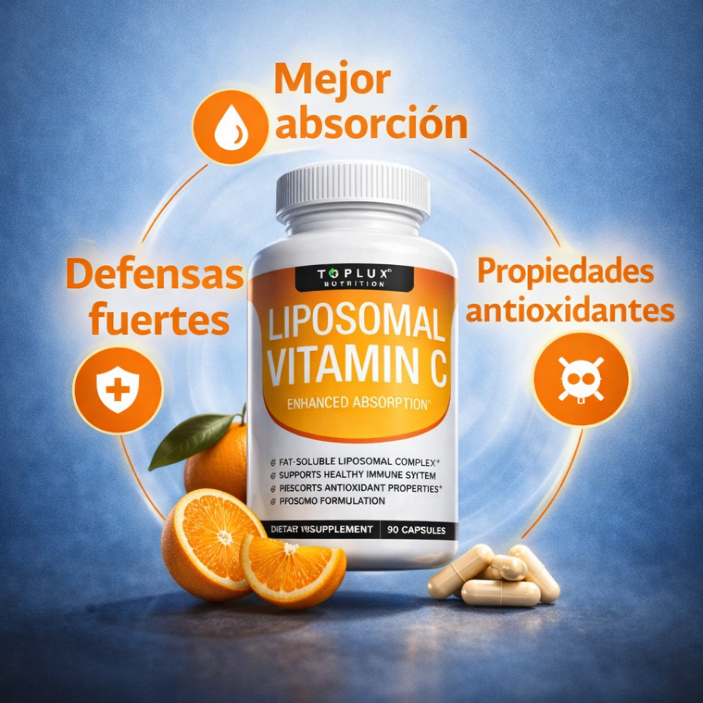 Vitamina C liposomal: Absorción superior para defensas fuertes.